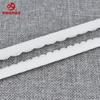 [Mancha blanco y negro] Banda elástica de media luna de nailon 10 mm nailon amoniaco accesorios para sujetador de ropa interior decoración de dobladillo