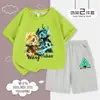 Ropa de Colaboración Delta Force Weilong Conjunto de Camiseta de Manga Corta y Shorts para Niños Verano Nuevo Tendencia Casual