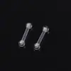 Venta al por mayor de fábrica Clavos Sencillos para Hélice Auricular, Clavos Transparentes Invisibles para Labio, Joyería para Piercings, Clavos para Nariz, Clavos Anti-Bloqueo para Oreja, Joyería para Piercings, Moderno