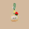 Llavero de Muñeco de Comida Divertido Colgante de Peluche Muñeco de Planta Hamburguesa Papas Fritas Muñeco de Queso Colgante Galleta