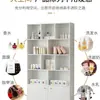 Vitrina de Cosméticos Contenedor Simple Moderno Gabinete de Salón de Belleza Gabinete de Salón de Uñas Estante de Productos para Barbería Estante de Exhibición