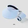 Chapéu de Sol com Aba Volumosa para Mulheres, Chapéu de Sol à Prova de Vento com Aba Larga para Ciclismo de Verão (Não Dobrável), Proteção Solar e Proteção UV para Atividades ao Ar Livre