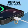 Cordón para Teléfono Móvil Espaciador Acero Inoxidable Clip Ultradelgado Conector para Funda de Teléfono Parche Trasero Metálico Anti-Pérdida Adhesivo Fuerte