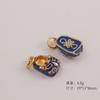 Serie Auspiciosa Ruyi Colgante de Objetos Pequeños Vintage DIY Collar Pulsera Llavero Accesorios de Joyería