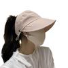 Gorra de Béisbol Delgada, Transpirable y de Secado Rápido que se Puede Atar en una Cola de Caballo, Sombrero de Sol con Protección Solar para Mujeres, Sombrero de Sol con Parte Superior Abierta, Casual y Versátil