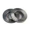 Acero Inoxidable 304/S60C Din25201 M2~M30 Arandela de Bloqueo Automático Doble Apilada Junta de Acero Inoxidable