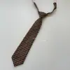 Primavera, Verano, Otoño, Invierno Corbata Jk en Tono Tierra para Estudiantes, Pajarita Corta Estilo Japonés y Coreano Color Marrón, Estilo Japonés Sin Costura para Mujeres