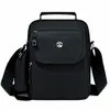 Nova Moda Masculina Tendência Bolsa Pequena Casual Business Bolsa de Ombro Único Bolsa Transversal Bolsa Portátil Multifuncional com Armazenamento Impermeável