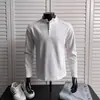 Camiseta Henley de manga larga para hombre Cleanfit, colección de otoño, limpia y elegante, perfecta para un look casual, streetwear americano, corte holgado