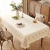 Toalha de Mesa Estilo Pastoral, Impermeável e à Prova de Óleo, Jogo Americano Sem Lavagem, Luxo Leve, Sensação de Alta Qualidade, Fresco e Simples, Protetor de Mesa Estilo Ins