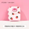 Nueva serie de osos de fresa resina pequeños accesorios pegamento de crema material DIY hecho a mano funda de teléfono móvil casera pinza para el pelo gota de pegamento