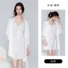 Precioso Conjunto de Camisón Sexy con Encaje y Satén, Tentación Pura, Escote en V, para Casa 4103