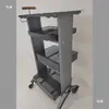 Nuevo Carrito de Aleación de Aluminio para Salón de Peluquería Gabinete de Herramientas para Barbería Estante de Almacenamiento