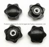 Diâmetro externo 32mm preto brilhante aperto manual porca sextavada ameixa autoapertante cabeça de borracha porca M8 material ABS novo