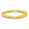 Pulseira de Citrino Placa Contas Pulseira de Cristal Masculina e Feminina Pulseira de Prata S925 Comerciantes Micro Compra Amoy Fornecimento Especial