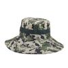 Sombrero de verano transpirable para hombre, de malla de camuflaje, moderno, para exteriores, montañismo, viajes, protección solar de gran borde, para pesca.
