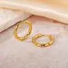 Aros de Oreja de Moda Transfronterizos al por Mayor en Stock para Mujer, Acero de Titanio, Lujo Ligero, Sensación de Alta Gama, Estilo Europeo y Americano, Estilo Ins, No se Desvanecen