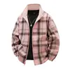 Chaqueta de Retazos a Cuadros Dos en Uno Nueva de Primavera para Hombre, Abrigo Holgado Casual con Cuello de Solapa, Top Versátil de Moda
