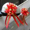 Arreglo de Boda al por Mayor Decoración de Coche de Boda Caja de Regalo Lazo Floristería de Bodas Flor de Cinta de Flor Dibujada a Mano Bola de Flor Tamaño Grande