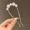 Nuevo Pasador en Forma de U Estilo Chino para Mujer, Pasador de Gama Alta de Nicho, Pinza para el Cabello Moderna y Sencilla, Accesorio para el Cabello, Joyería de Estilo Antiguo