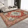 Terciopelo de Cristal Alfombra para el Hogar Persia Turquía Transfronteriza Felpudo para el Suelo de la Sala de Estar Esterilla para Mesa de Café de Sofá Resistente a la Suciedad y Fácil de Cuidar para el Dormitorio