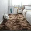 Tapete de Pelo Alto para Sala de Estar, Cobertura Total de Grande Área, Espessado para Cabeceira de Quarto, Resistente a Manchas, Fácil de Manter, Personalizável