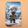 Billetera Larga con Cremallera de Conejo Lunar de Plástico Extendido de Dibujos Animados Bolso de Mano Regalo de Vacaciones Portatarjetas de Anime