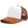 Gorra de béisbol de gamuza de verano para hombre y mujer, sombrero de malla para el sol, gorra versátil, gorra de hip-hop, gorra de moda, transfronteriza, en stock