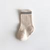 Bebês Recém-Nascidos e Crianças Pequenas de 0 a 3 Anos, Meias de Algodão Puro para Verão, Malha Respirável, Preto e Branco, Meia-Calça Longa