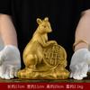 Nuevo Adorno de Ratón de Cobre, Rata del Doceavo Signo del Zodiaco, Rata del Dinero, Adorno Decorativo de la Suerte de Rata