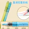 Caneta aplicadora de líquido direta para artesanato DIY e journaling de estudantes, com ponta macia para controle preciso da cola, grande capacidade, cola líquida em formato de caneta, secagem rápida