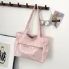 Bolso de Lona Estrellado Súper Brillante Estilo Coreano Nuevo de Verano para Uso Diario Casual y Viajes, Bolso de Mano y Bolso de Hombro de Gran Capacidad