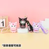 Bolsa de almacenamiento para auriculares de silicona con personaje Stitch para cruzar fronteras, llavero colgante, monedero infantil, llavero, personalización