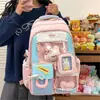 Mochila Dopamina H7 2026 Nova Doce Menina Cor Contrastante Moda Mais Fácil de Combinar Mochila de Grande Capacidade Bolsa Feminina