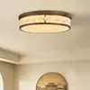 EYPHI/ Yi Fei Nogal Negro Norteamericano Madera Techo Sala de Estar, Madera Maciza Alto Gama Luz Sala de Estar, Estilo Chino Nuevo Luz de Techo