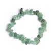 Pulseira de Cascalho de Cristal Ametista Contas Distintas Irregulares Turquesa Ametista Aventurina Verde Ágata Vermelha Cristal em Pó