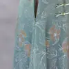Vestido de Verão de Manga Curta para Mãe 2026 Novo Estiloso Moda para Mulheres de Meia-Idade Cheongsam Aprimorado Estilo Nacional Vestido Elegante