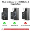 Adecuado para Funda de Teléfono Móvil Apple Magsafe Soporte Magnético para Tarjetas Soporte de Anillo iPhone 16/15 Exquisito Soporte para Tarjetas