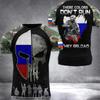 Camuflaje del Ejército Ruso Camiseta para Hombre y Mujer Commando Army-VETERAN Camiseta de Manga Corta 3D para Hombre