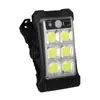 Luces Solares de Clip Luces de Jardín para Exteriores Resaltado de Valla del Hogar Luces de Inducción Corporal Humana Luces de Pared para Jardín Balcón