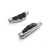 Pedales de Pie de Aleación de Aluminio Modificados para Motocicleta, Ventas Directas Transfronterizas, Adecuados para Pedales de Pie Universales Delanteros y Traseros Harley