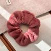 Anillo toalla para cabello seco super grande otoño e invierno nuevo absorbente felpa anillo intestino grueso imitación pelo de conejo no daña el cabello terciopelo anillo para el cabello cuerda para el cabello