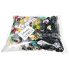 Coche Hebilla Mixta Clip Mixto de Plástico Nylon Remache Tornillo Fijación Guardabarros Parachoques Hebilla Mixta