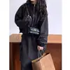 Traje Casual de Trabajo para Mujer 2026 Nuevo Estilo Otoño Conjunto Completo de Elegante Chaqueta y Falda Estilo Sal y Pimienta Conjunto de Dos Piezas