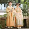 Hanfu para Niños 2026 Nuevo Estilo Estilo Antiguo Chino Traje Tang Super Hada Disfraz Antiguo Infantil Vestido Infantil Atuendo de Presentación Otro