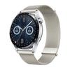 Fivela de Engate Dupla Magnética Pulseira de Relógio Milanesa Adequada para Huawei Gt6 Samsung 18 20 22mm Pulseira de Metal