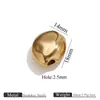 Aço Inoxidável Banhado a Ouro 18K Irregular Forma Especial Perfurado Contas DIY Pulseira Colar Brincos Acessórios de Joias Atacado