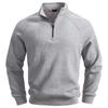 Sudadera con media cremallera y cuello alto para hombre, estilo europeo y americano, nueva para Otoño e Invierno 2025, transfronteriza, moderna, versátil, de forro polar