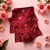 Calzoncillos tipo bóxer para hombre con estampado chino rojo de tendencia nacional, shorts transpirables para el año de nacimiento con estampado 3D y diseño de buena suerte