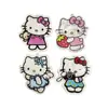 Pendente de Gato KT Colorido Impressão Dupla Face Acrílico Desenho Animado Chaveiro DIY Pingente de Bolsa Corrente de Celular Acessórios de Joias